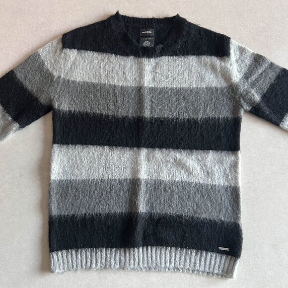 Diesel K-Bala Striped Mohair Blend Sweater - Picture 7 of 11